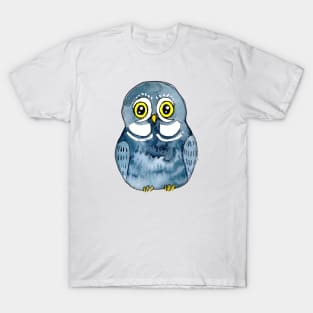 Women Owl Watercolor T-Shirt